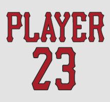 Boombah Full Dye Names and Number Set 1038