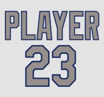 Boombah Full Dye Names and Number Set 1044