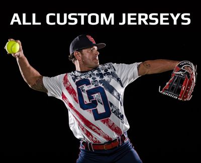 cheap custom mens softball jerseys